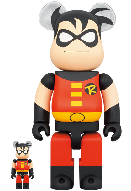 Medicom Toy Bearbrick DC Robin The New Batman Adventures 400% & 100%