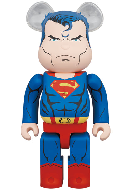 Medicom Speelgoed Bearbrick Superman (Batman Hush) 400% en 100%