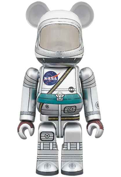 Medicom Toy Bearbrick Project Mercury Astronaut 400% &amp; 100%