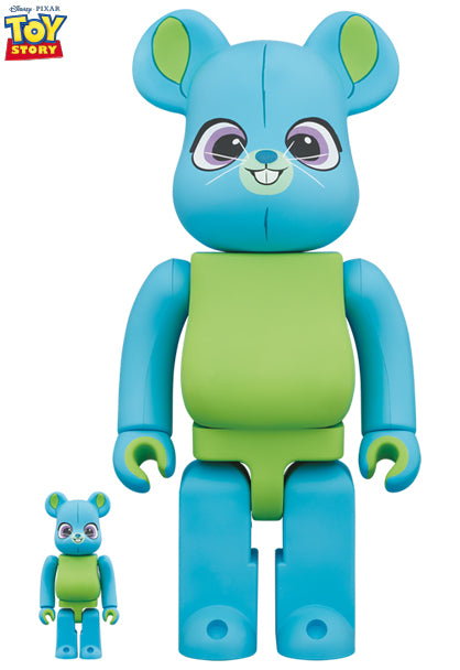 Medicom Speelgoed Bearbrick Toy Story Konijntje 400% &amp; 100%