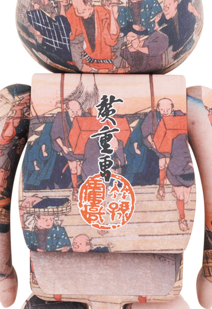 Medicom Toy Bearbrick Hiroshige Utagawa「53 Stations of the Tokaido」Nihonbashi 1000%