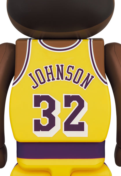 Medicom Toy Bearbrick Magic Johnson Los Angeles Lakers 400% & 100%