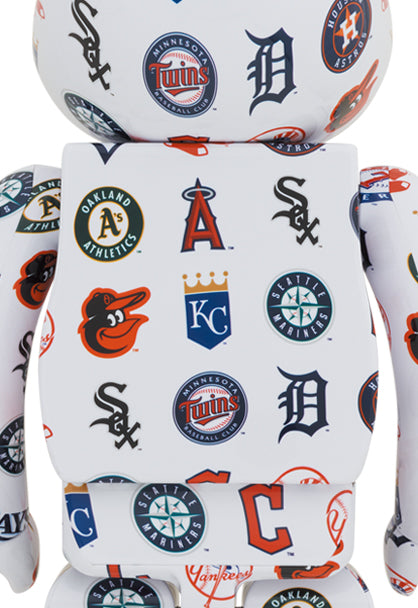 Medicom Toy Bearbrick Baseball MLB AMERICAN LEAGUE (TM) 1000％
