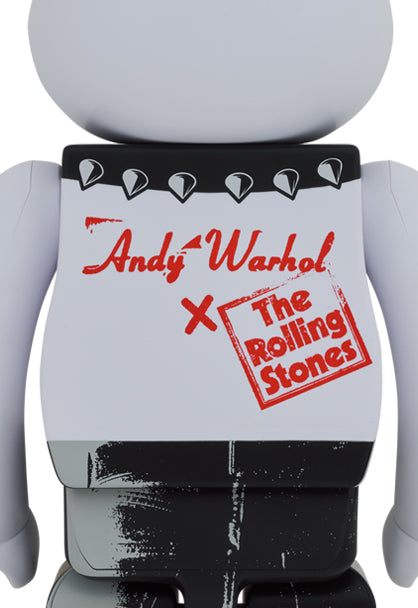 Medicom Toy Bearbrick Andy Warhol The Rolling Stones "Sticky Fingers" Design Ver. 1000%