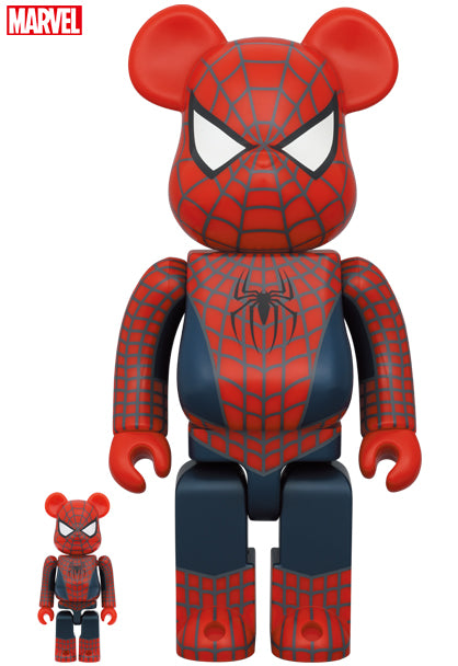Medicom Speelgoed Bearbrick Vriendelijke Buurt Spider-Man 400% en 100%