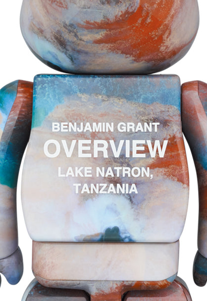 Medicom Toy Bearbrick Benjamin Grant「OVERVIEW」LAKE NATRON 400％ &amp; 100%