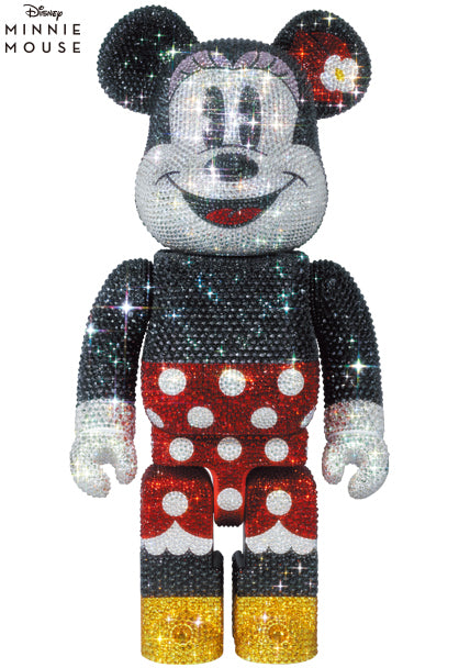 Medicom Speelgoed Bearbrick Minnie Mouse Kristal 400%