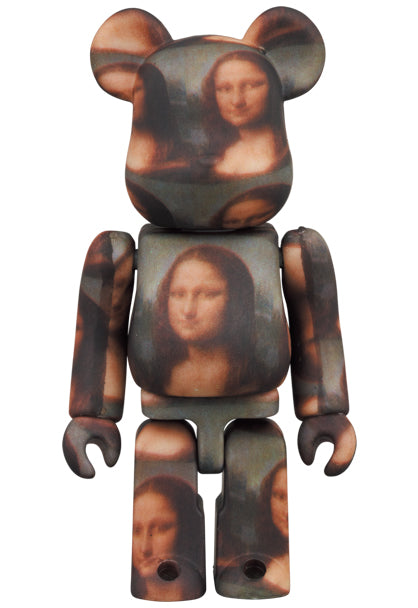 Medicom Toy Bearbrick LEONARD DE VINCI Mona Lisa 400% & 100%