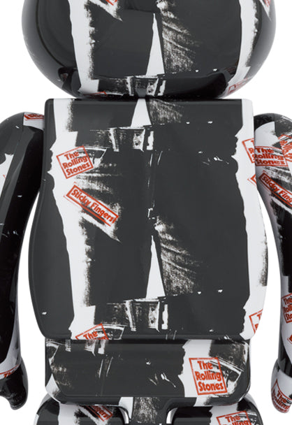 Medicom Speelgoed Bearbrick Andy Warhol × The Rolling Stones "Sticky Fingers" 1000%