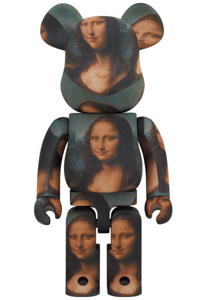 Medicom Toy Bearbrick LEONARD DE VINCI Mona Lisa 1000%