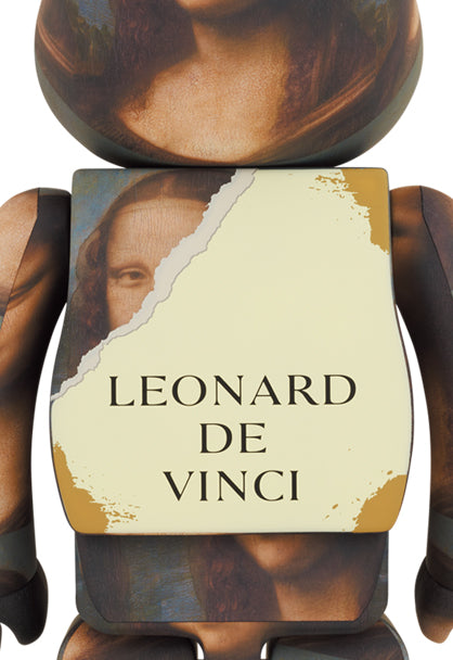 Medicom Toy Bearbrick LEONARD DE VINCI Mona Lisa 1000%