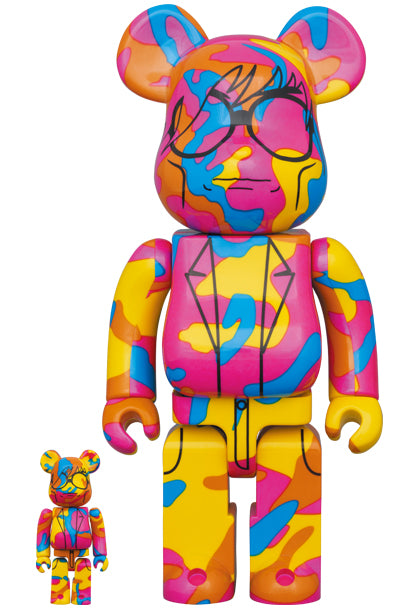 Medicom Toy Bearbrick x Andy Warhol "Special" World Wide Tour 3 Hong Kong 400% &amp; 100%