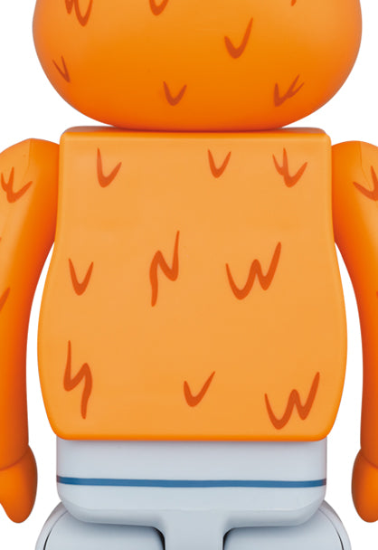 Medicom Toy Bearbrick OSCAR THE GROUCH (The Original Orange Fur Ver.) 400% & 100%
