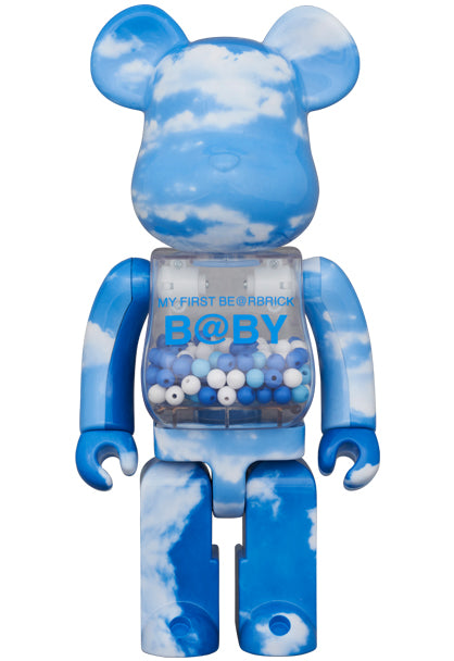 Medicom Toy Bearbrick MY FIRST BE@RBRICK B@BY BLUE SKY Ver.100％ &amp; 400％