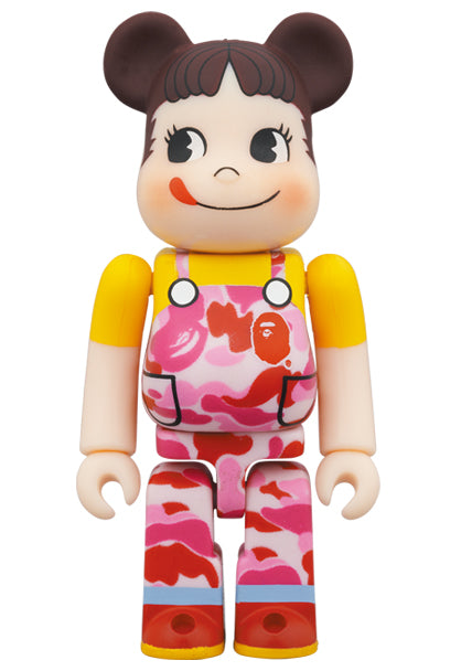 Medicom Speelgoed Bearbrick BAPE(R) Peko-chan Melkachtig Set van 3 100% &amp; 400%
