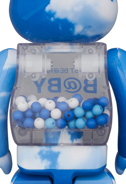 Medicom Toy Bearbrick MY FIRST BE@RBRICK B@BY BLUE SKY Ver.100％ & 400％