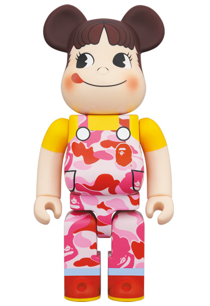 Medicom Toy Bearbrick BAPE(R) Peko-chan Milky Set of 3 100% & 400%