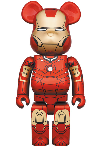 Medicom Toy Bearbrick Iron Man Mark III 400% & 100%