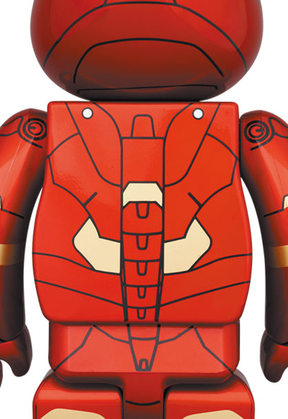 Medicom Speelgoed Bearbrick Iron Man Mark III 400% &amp; 100%
