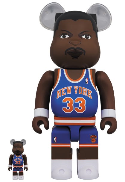 Medicom Toy Bearbrick Patrick Ewing New York Knicks 400% & 100%