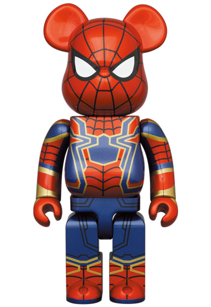 Medicom Toy Bearbrick Iron Spider-Man Avengers End Game 400% & 100%
