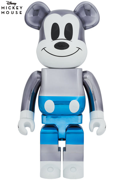 Medicom Toy Bearbrick Fragment Design Mickey Mouse Blue Ver. 400% & 100%