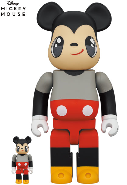 Medicom Toy Bearbrick Mickey Mouse Javier Calleja 400% &amp; 100%