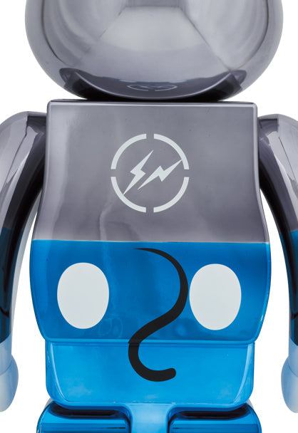 Medicom Toy Bearbrick Fragment Design Mickey Mouse Blue Ver. 400% &amp; 100%