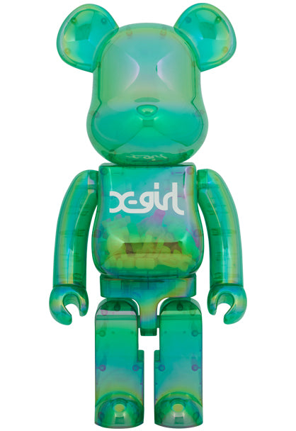 Medicom Toy Bearbrick X-Girl Light Green 1000%