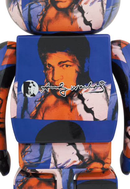 Medicom Toy Bearbrick Andy Warhol's Muhammad Ali(TM) 1000％