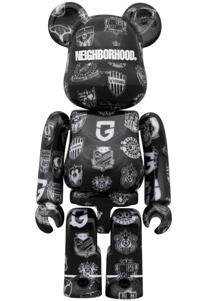Medicom Toy Bearbrick Neighborhood(R) x Japan League 30th Anniversary 400% &amp; 100%