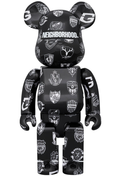 Medicom Toy Bearbrick Neighborhood(R) x Japan League 30th Anniversary 400% &amp; 100%