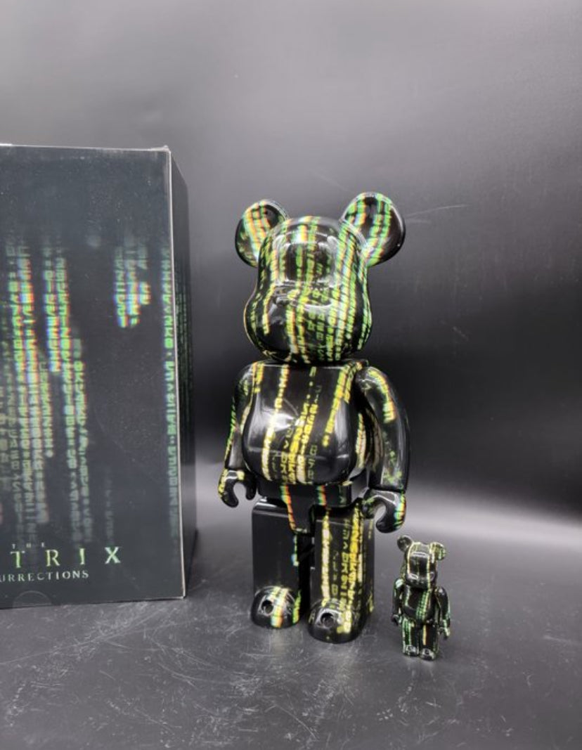 Medicom Toy Bearbrick The Matrix Resurrections 400% & 100%